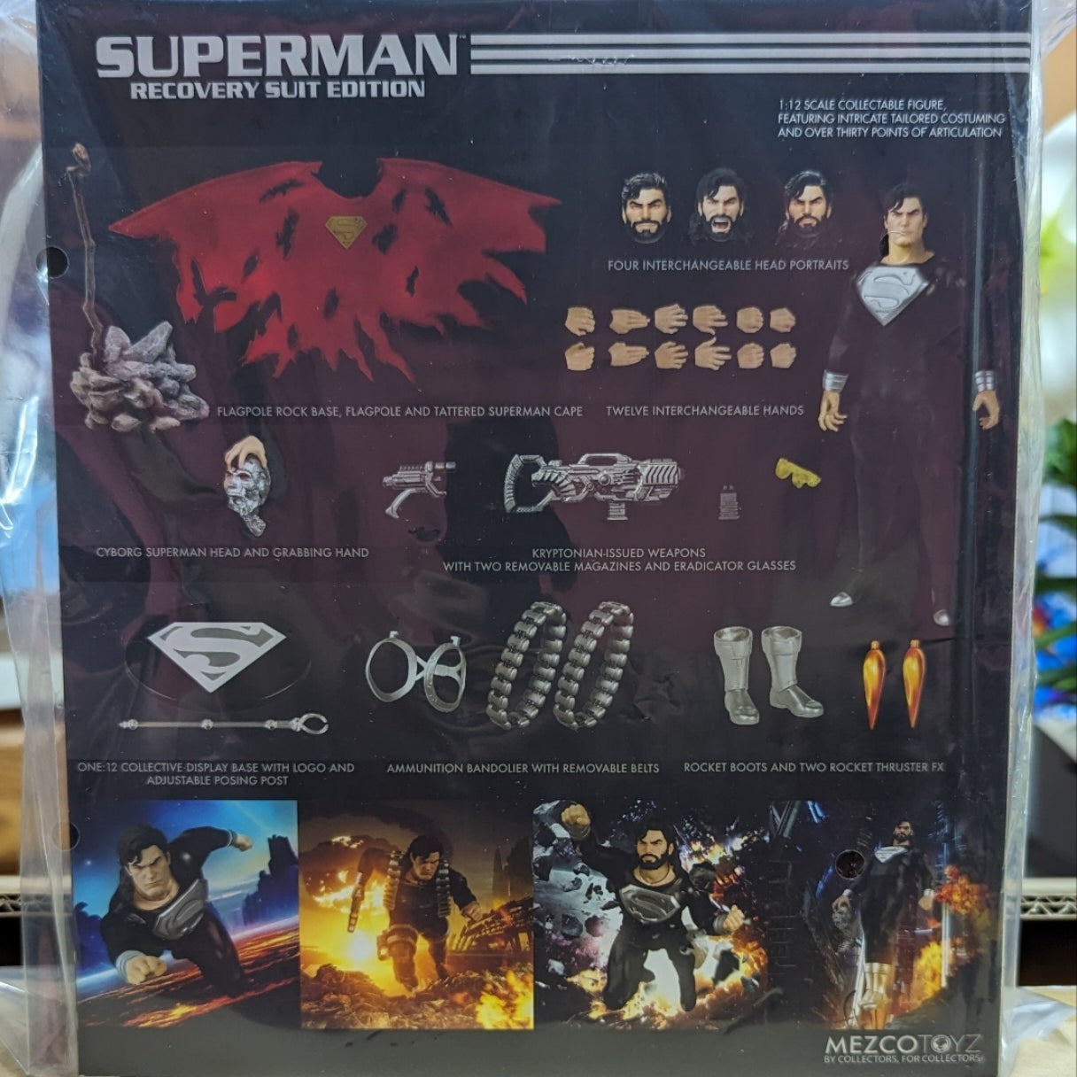 Mezco one 12スーパーマン (リカバリースーツエディション) メズコ ワン12コレクティブ/ DCコミックス： スーパーマン 1/12
