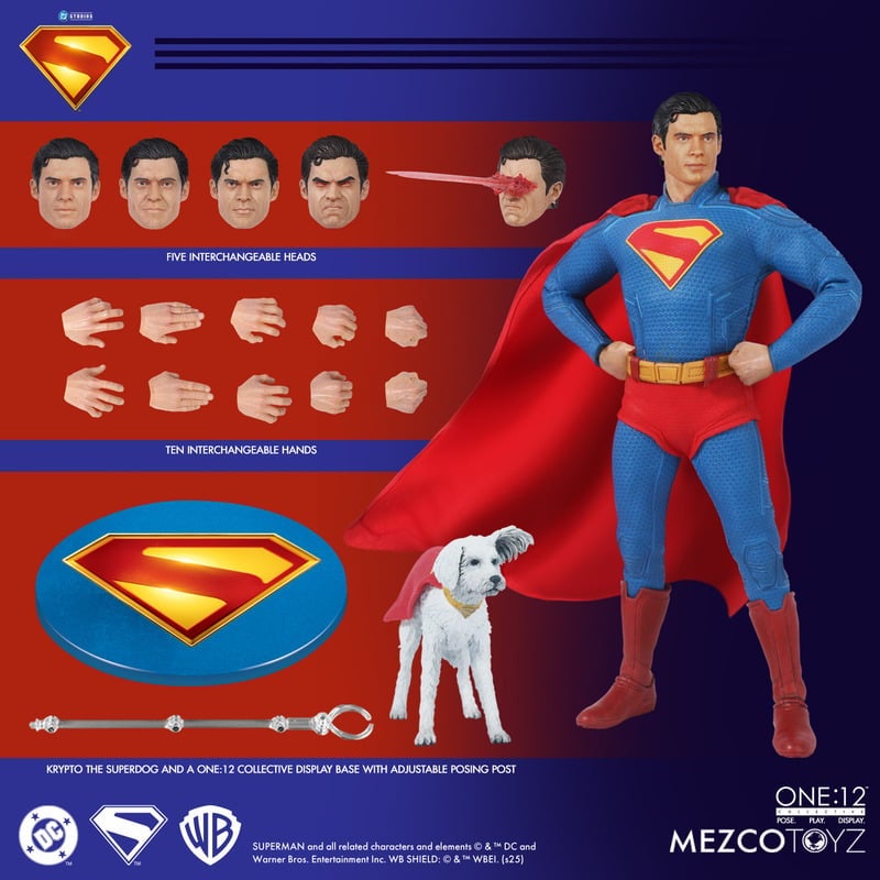 Pre-order MEZCO ONE:12 Superman | Buckethead's Collectibles