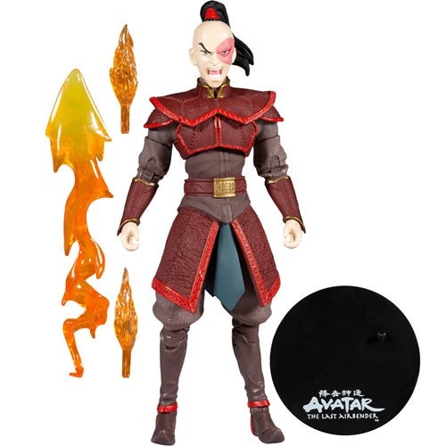  Avatar: The Last Airbender Prince Zuko 7 Action Figure with  Accessories : McFarlane The Last Airbender: Everything Else