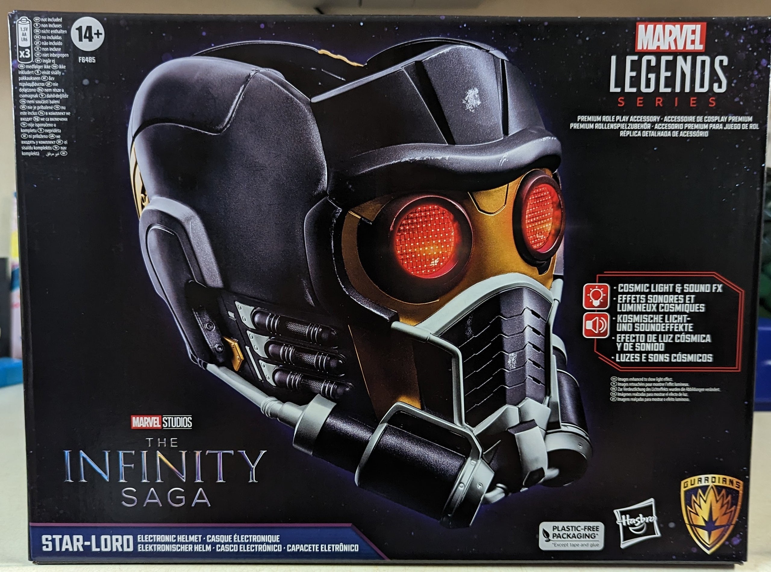 Marvel Legends Star-Lord Helmet Infinity Saga Prop Replica | Buckethead ...